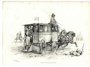 Imagen del vendedor de Voiture Omnibus de Paris from Suite de voitures modernes et de chevaux harnachs a la venta por Wittenborn Art Books