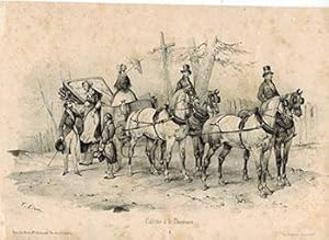 Imagen del vendedor de Calche  la Daumont from Suite de voitures modernes et de chevaux harnachs a la venta por Wittenborn Art Books