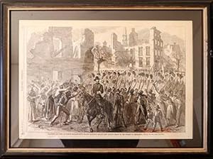Marching On!"--The Fifty-fifth Massachusetts Colored Regiment singing John Brown's March in the s...