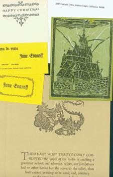 Image du vendeur pour Collection of Finely-Printed items from Ilis Press. mis en vente par Wittenborn Art Books