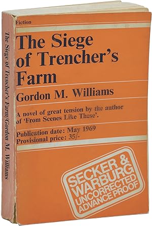 Bild des Verkufers fr The Siege of Trencher's Farm (Uncorrected Proof) zum Verkauf von Royal Books, Inc., ABAA