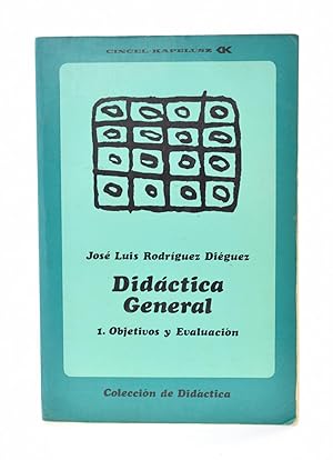 Imagen del vendedor de DIDCTICA GENERAL / 1. OBJETIVOS Y EVALUACIN a la venta por Librera Monogatari