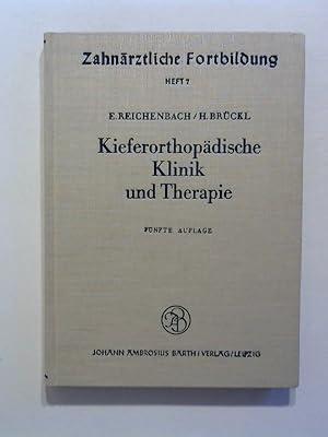 Imagen del vendedor de Kieferorthopdische Klinik und Therapie. Zahnrztliche Fortbildung, heft 7. a la venta por Buecherhof