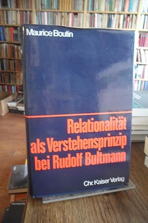 Seller image for Relationalitt als Verstehensprinzip bei Rudolf Bultmann. for sale by Antiquariat Floeder
