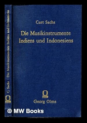 Seller image for Die Musikinstrumente Indiens und Indonesiens for sale by MW Books Ltd.