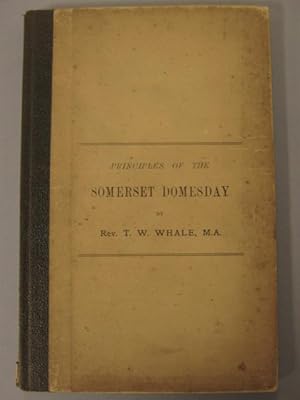 ANALYSIS OF SOMERSET DOMESDAY Terrae Occupatae and Index with a Reprint from Transactions of Bath...