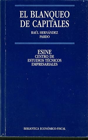 Imagen del vendedor de EL BLANQUEO DE CAPITALES Biblioteca Economico-Fiscal a la venta por Librera Hijazo