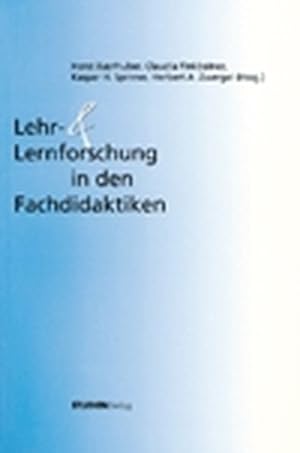 Seller image for Lehr- und Lernforschung in den Fachdidaktiken. Forschungen zur Fachdidaktik, Bd. 3. for sale by Antiquariat Thomas Haker GmbH & Co. KG