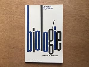 Imagen del vendedor de Biologie. Humanits: classes de premires. 3eme dition revue par Paule Goffart-Louis a la venta por Les bouquins d'Alain