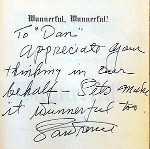 Bild des Verkufers fr WUNNERFUL, WUNNERFUL! THE AUTOBIOGRAPHY OF LAWRENCE WELK [SIGNED] zum Verkauf von RON RAMSWICK BOOKS, IOBA