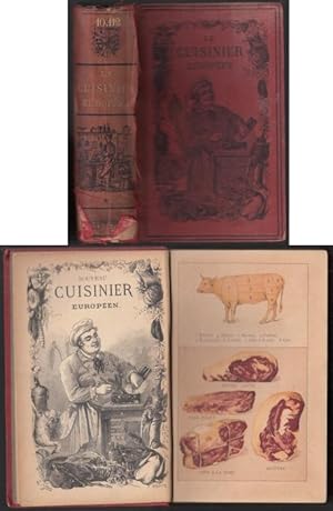 Image du vendeur pour Ouvrage illustr contenant les meilleurs recettes des cuisines franaises et trangres pour la prparation des Potages, Sauces, Ragouts, Entres, Rtis Fritures, Entremets, Ptisseries et Dessert mis en vente par Graphem. Kunst- und Buchantiquariat