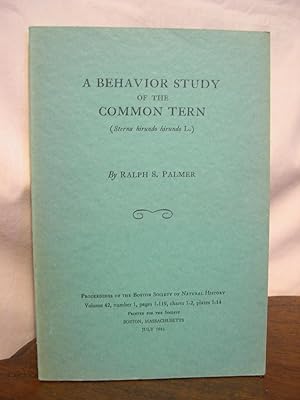 A BEHAVIOR STUDY OF THE COMMON TERN (Sterna hirundo hirundo L.). PROCEEDINGS OF THE BOSTON SOCIET...