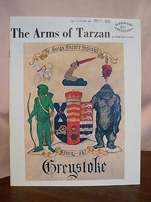 Bild des Verkufers fr THE ARMS OF TARZAN. THE BURROUGHS BULLETIN, NO. 22, SUMMER, 1971 zum Verkauf von Robert Gavora, Fine & Rare Books, ABAA