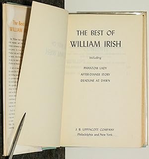 The Best Of William Irish (1st Edition): [Woolrich, Cornell ] William Irish