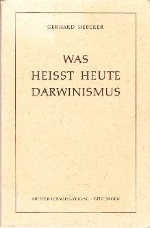 Bild des Verkufers fr Was heit heute Darwinismus? zum Verkauf von Buchversand Joachim Neumann