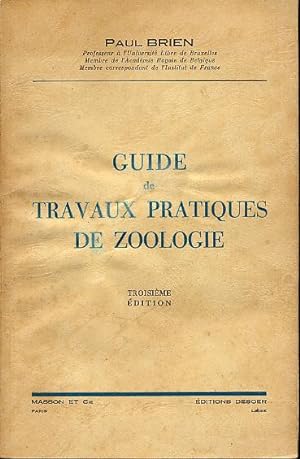 Guide de travaux pratiques de zoologie