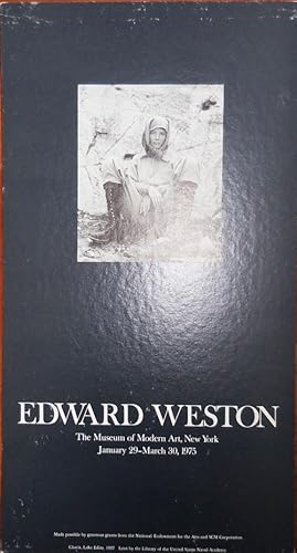 Seller image for Edward Weston at The Museum of Modern Art 1975 (Poster mounted on fiberboard) for sale by Derringer Books, Member ABAA