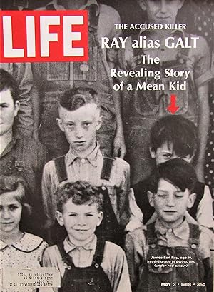 Life Magazine May 3, 1968- Cover: James Earl Ray (age 10)