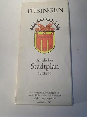 Amtlicher Stadtplan Tübingen. 1:12 500. 1993