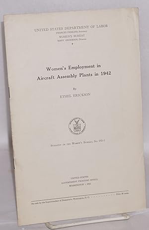 Women's employment in aircraft assembly plants in 1942