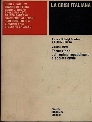 Immagine del venditore per La crisi italiana - Volume 1 venduto da Librodifaccia