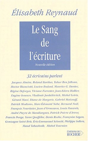 Le sang de l'écriture