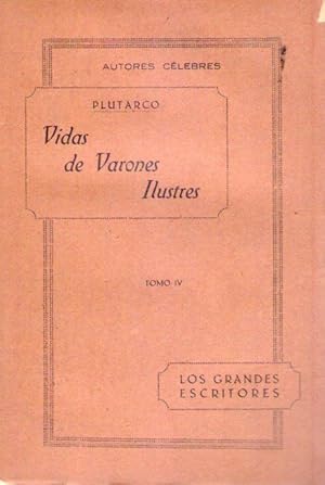 VIDAS DE VARONES ILUSTRES. (5 tomos): Plutarco