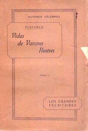 VIDAS DE VARONES ILUSTRES. (5 tomos): Plutarco