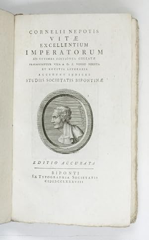 Vitae excellentium imperatorum. Ad optimas editiones collatae. Praemittuntur vita a G. J. Vossio ...