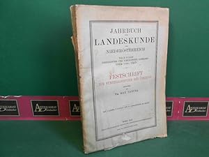 Jahrbuch für Landeskunde von Niederösterreich - Neue Folge, 13.und 14.Jahrgang, 1914/ 1915.