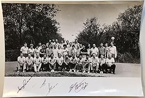 SOYUZ T-6 "PRE-FLIGHT PICNIC OUTING" SIGNED PHOTO