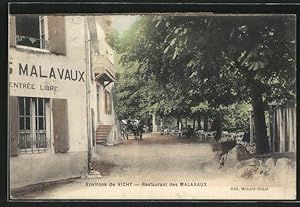 Carte postale Vichy, Restaurant des Malavaux