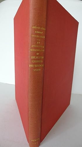 Immagine del venditore per An annotated Bibliography of Selected Chinese Reference Works venduto da INDOSIAM RARE BOOKS