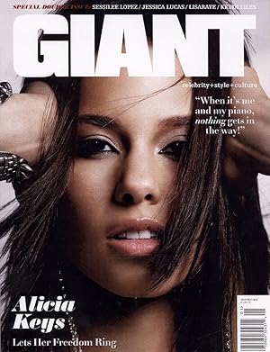 Giant Magazine, 2010 Preview (Alicia Keys Cover)