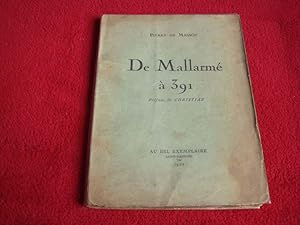 Seller image for De Mallarm  391 for sale by Bibliopuces