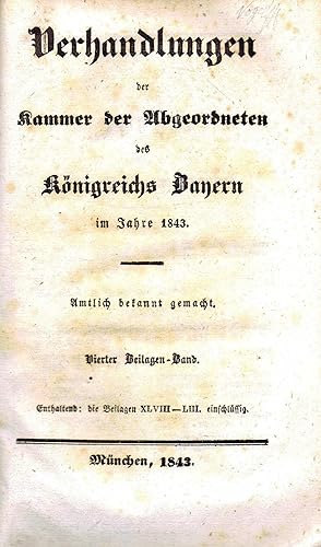 Verhandlungen der Kammer der Abgeordneten der Reichsräthe des Königreichs Bayern vom Jahre 1842/4...