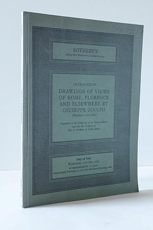 Drawings of Views of Rome, Florence and Elsewhere by Giuseppe Zocchi (Florence 1711-1767)