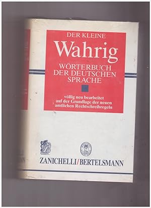 Kleine Wahrig. Wörterbuch der deutschen sprache