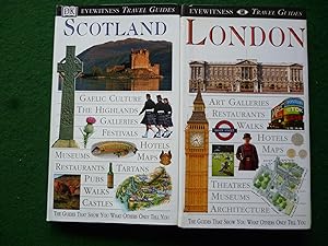 London, Scotland, (Set of 2 DK Eyewitness Travel Guides)