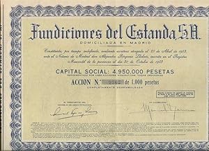 FUNDICIONES DEL ESTANDA, S.A.