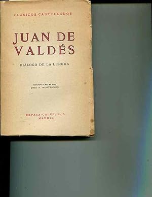 Seller image for Juan de Valdes, Dialogo de la Lengua (Clasicos Castellanos, 86) for sale by Orca Knowledge Systems, Inc.