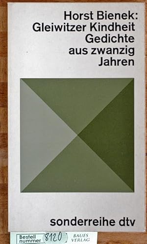 Bild des Verkufers fr Gleiwitzer Kindheit : Gedichte aus zwanzig Jahren. dtv ; 5457 zum Verkauf von Baues Verlag Rainer Baues 