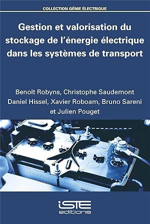 gestion et valorisation du stockage de l'énergie électrique dans les systèmes de transport