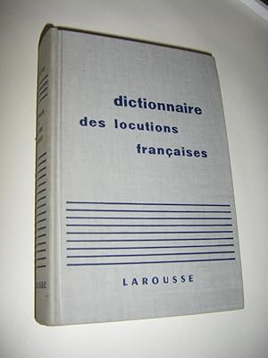 Dictionnaire des locutions francaises