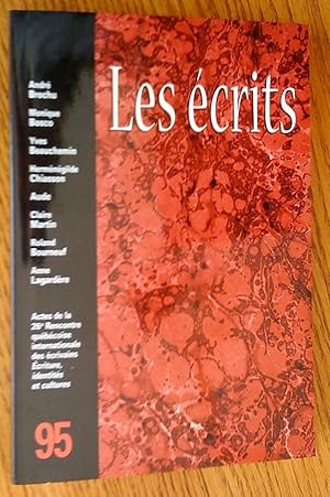 Immagine del venditore per Les crits, no 95, avril 1999: Actes de la 26e rencontre qubcoise internationaledes crivains , criture, identits et cultures venduto da Livresse