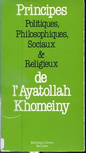 Seller image for Principes politiques, philosophiques, sociaux et religieux for sale by Librairie Le Nord