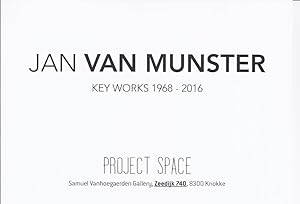 Imagen del vendedor de Jan van Munster : key works 1968 - 2016 a la venta por The land of Nod - art & books