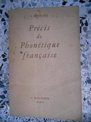 Imagen del vendedor de Precis de phonetique francaise a la venta por Frederic Delbos