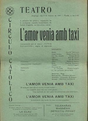 L'AMOR A VENIR AMB TAXI.