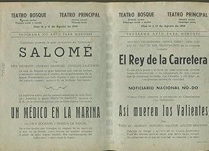 SALOME/ NO-DO/ UN MEDICO EN LA MARINA. EL REY DE LA CARRETERA/ NO-DO / ASI MUREN LOS VALIENTES.